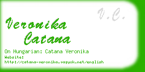 veronika catana business card
